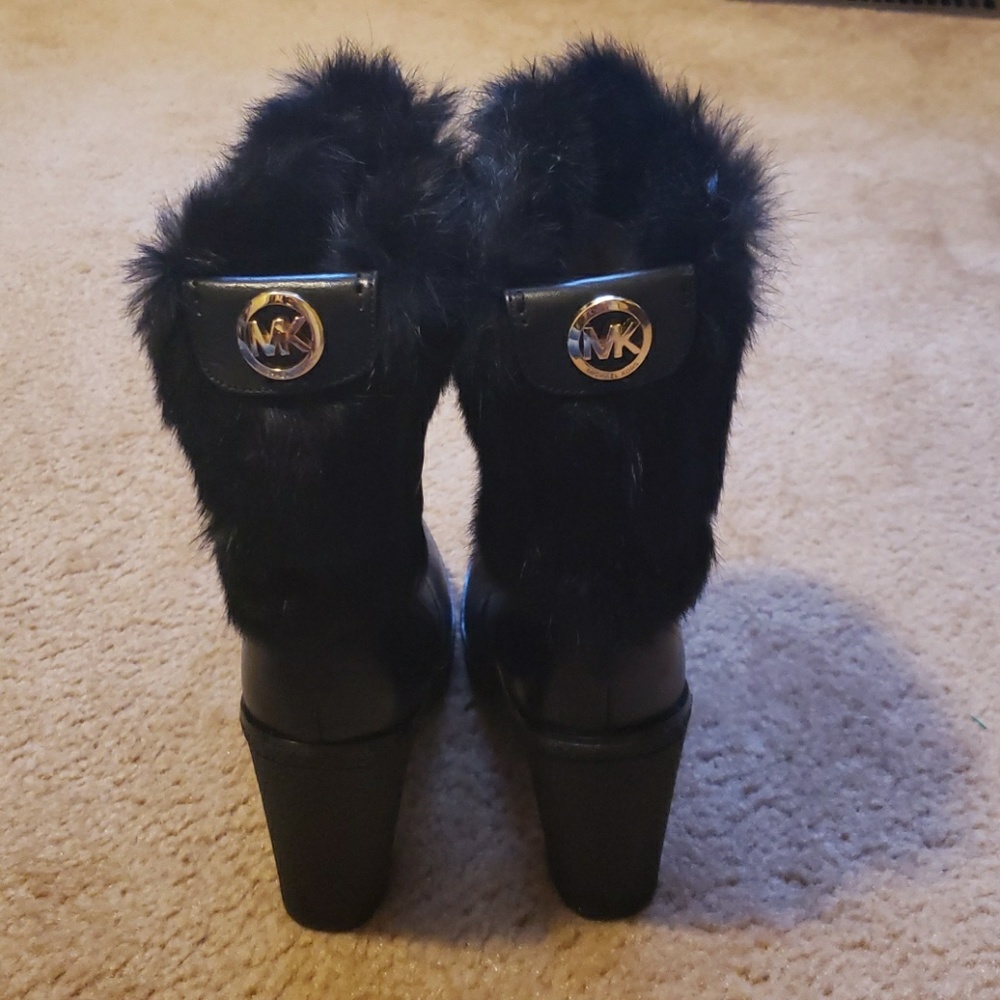 Michael Kors Leather/Fur boots - Picture 3 of 5
